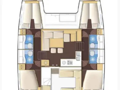 Vermietung Katamaran Lagoon mit Führerschein