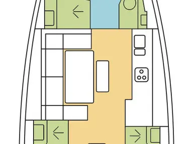 Dufour Dufour 460 Grand Large mieten Zaton
