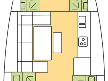 Ein Dufour Dufour 460 Grand Large mieten in Zaton