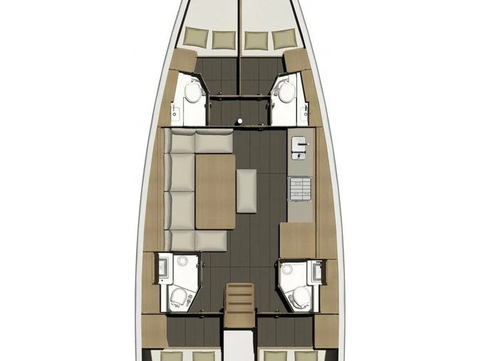 Bootsverleih Dufour Dufour 460 Grand Large Seget Donji Samboat