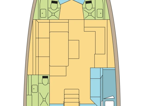 Boot mieten Lefkáda günstig Dufour 470