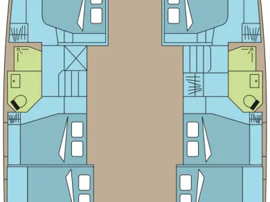 Ein Fountaine Pajot Fountaine Pajot Aura 51 SMART ELECTRIC - 6 + 2 cab. mieten in Pozzuoli