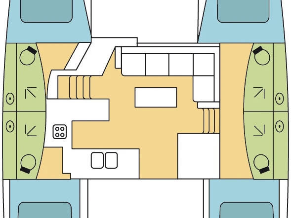 Fountaine Pajot Helia 44 mieten Placencia