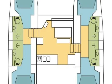 Boot mieten Furnari günstig Lagoon 46