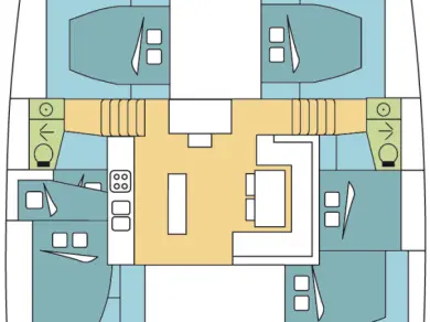 YachtCharter in Le Marin - Lagoon Lagoon 52 F auf SamBoat