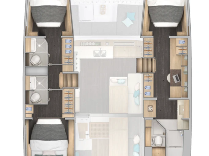 Vermietung Katamaran Lagoon mit Führerschein