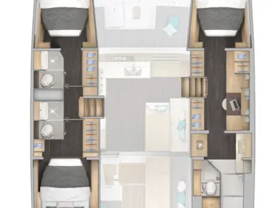 Vermietung Katamaran Lagoon mit Führerschein