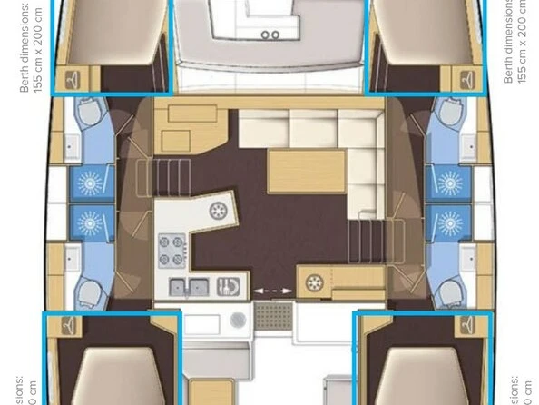 Lagoon Lagoon 450 F mieten Kaštela