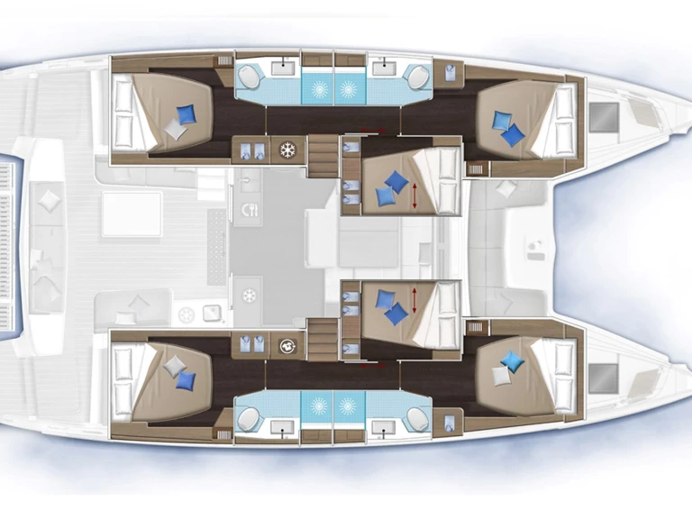 Katamaran mit oder ohne Skipper Lagoon mieten in Kaštela