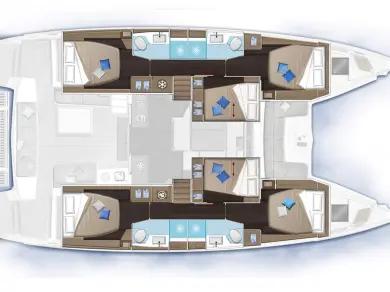 Katamaran mit oder ohne Skipper Lagoon mieten in Kaštela