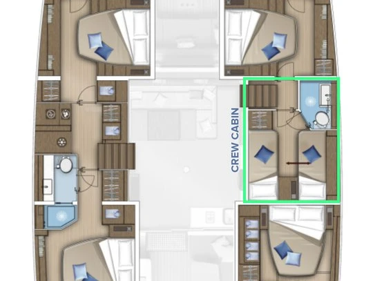 YachtCharter in Kaštela - Lagoon Lagoon 55 auf SamBoat