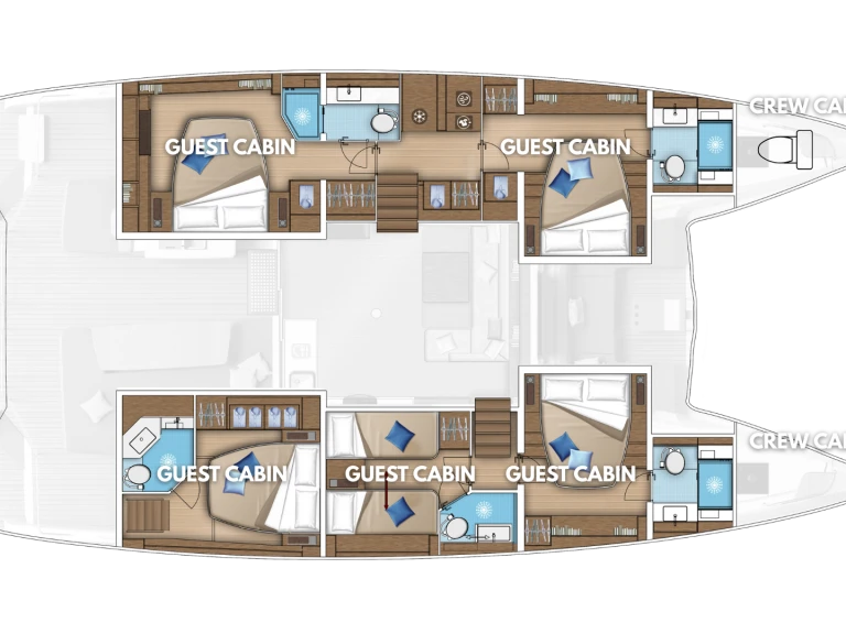 Boot mieten Kaštela günstig Lagoon 55