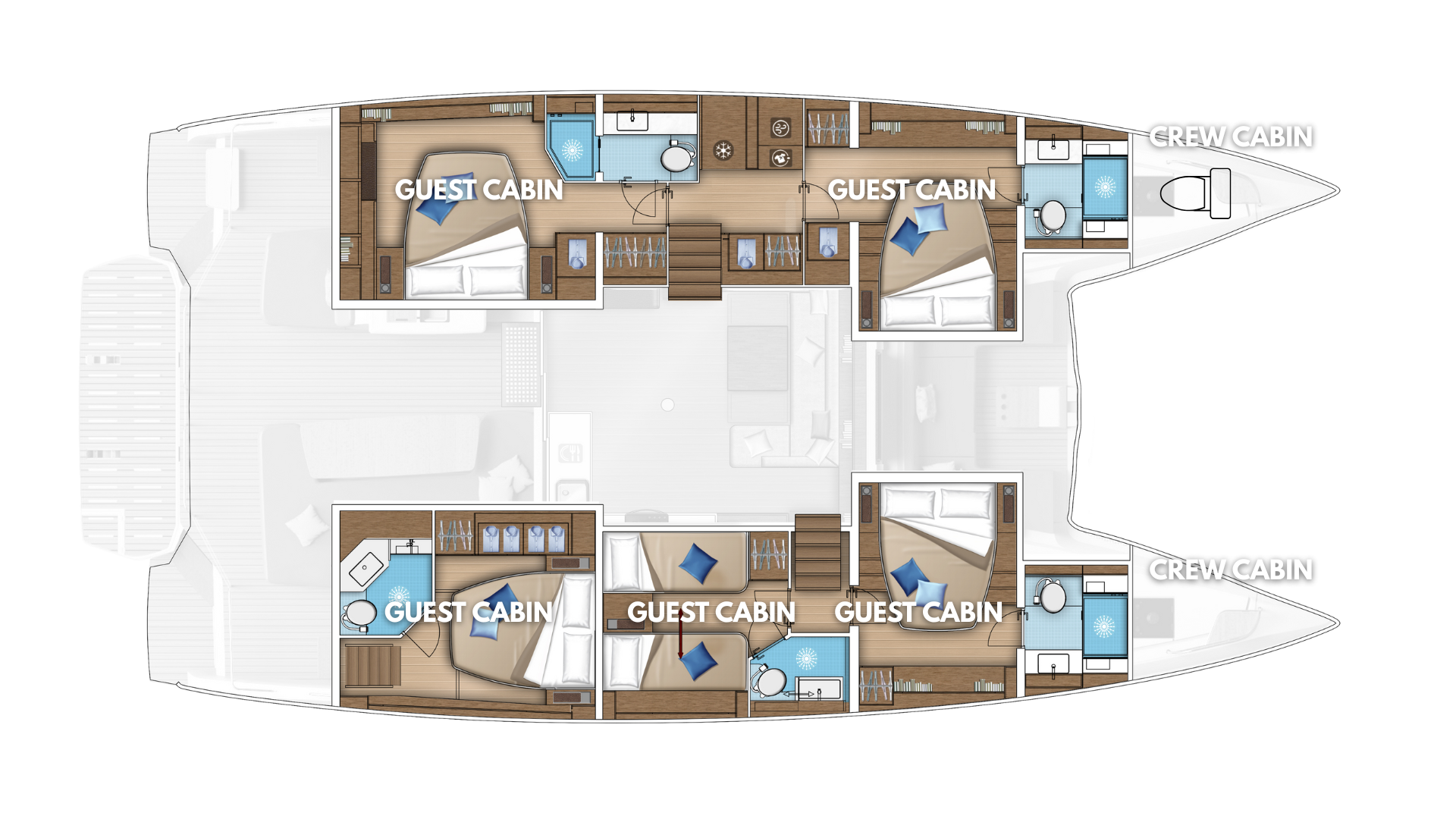 Boot mieten Kaštela günstig Lagoon 55