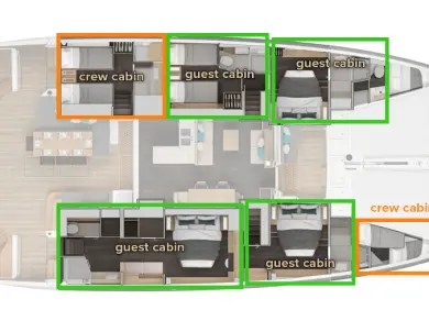 Vermietung Katamaran Lagoon mit Führerschein