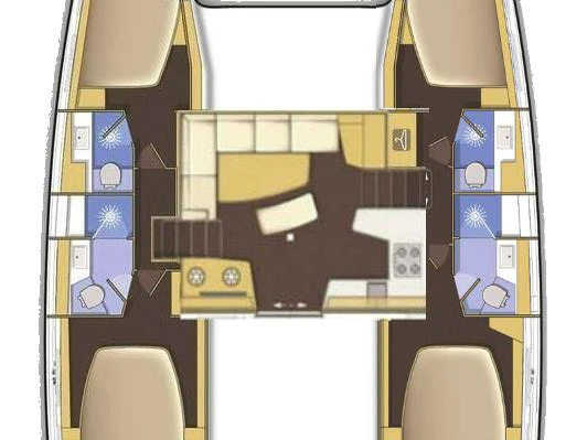 YachtCharter in Álimos - Lagoon Lagoon 42 auf SamBoat