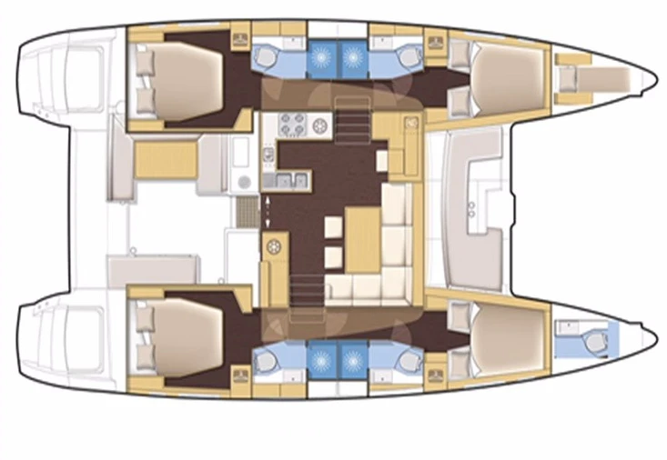 Vermietung Katamaran Lagoon mit Führerschein
