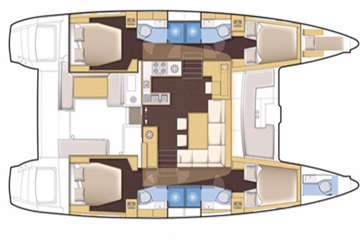 Vermietung Katamaran Lagoon mit Führerschein
