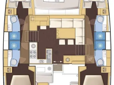 YachtCharter in Lavrion - Lagoon Lagoon 450 F auf SamBoat