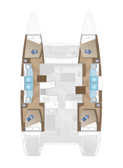 Vermietung Katamaran Lagoon mit Führerschein