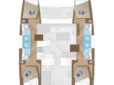 Bootsverleih Lagoon Lagoon 450 F Mykonos (Island) Samboat