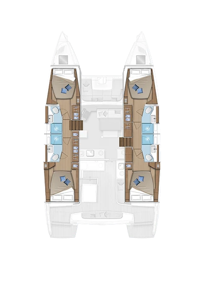 Lagoon Lagoon 46 mieten Álimos