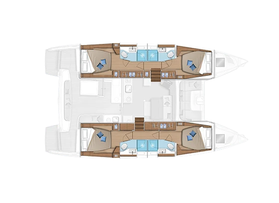 Vermietung Katamaran Lagoon mit Führerschein