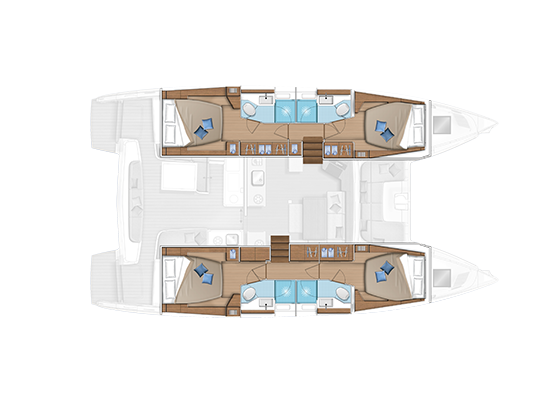 Vermietung Katamaran Lagoon mit Führerschein
