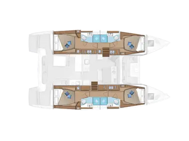 Vermietung Katamaran Lagoon mit Führerschein
