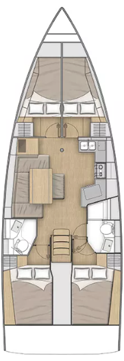 Vermietung Segelboot Bénéteau mit Führerschein