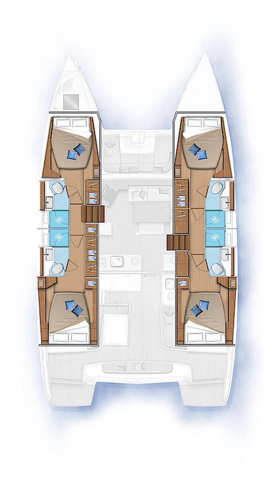 Katamaran mit oder ohne Skipper Lagoon mieten in Sukošan