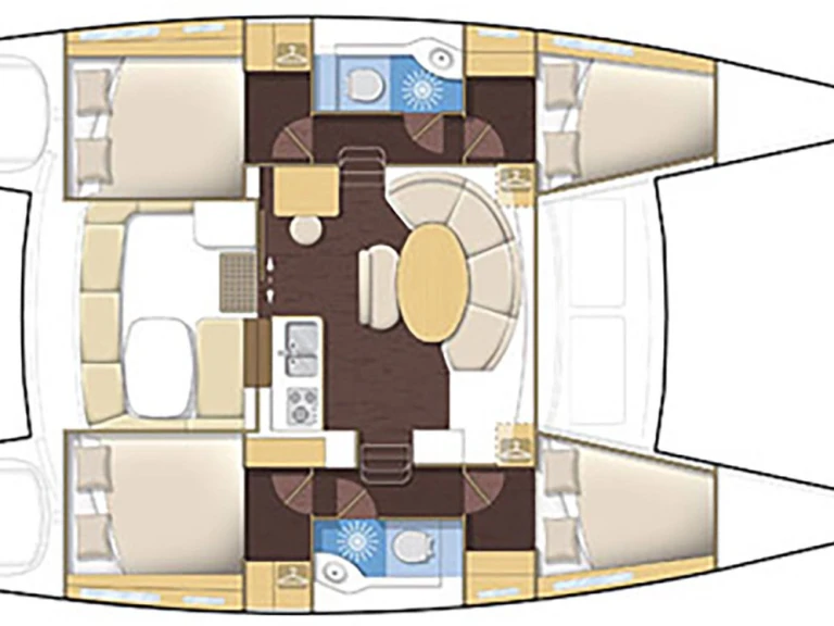 Katamaran mit oder ohne Skipper Lagoon mieten in Propriano