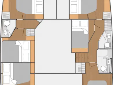 Katamaran mieten in Eden Island - Fountaine Pajot Saba 50