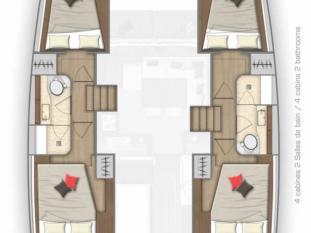 Bootsverleih Lagoon Lagoon 40 Ao Po Samboat