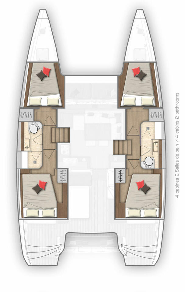 Bootsverleih Lagoon Lagoon 40 Ao Po Samboat