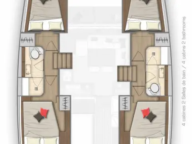 Bootsverleih Lagoon Lagoon 40 Ao Po Samboat