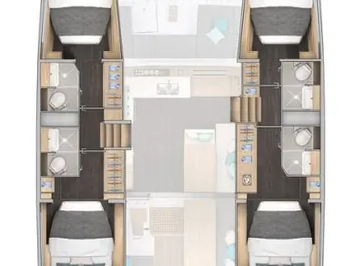 Vermietung Katamaran Lagoon mit Führerschein