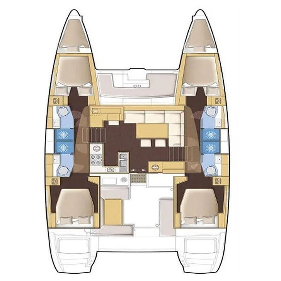 Boot mieten Fethiye günstig Lagoon 410 S2