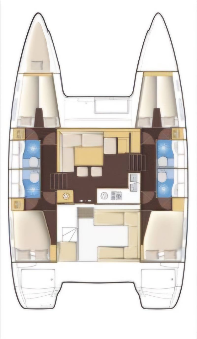 Vermietung Katamaran Lagoon mit Führerschein