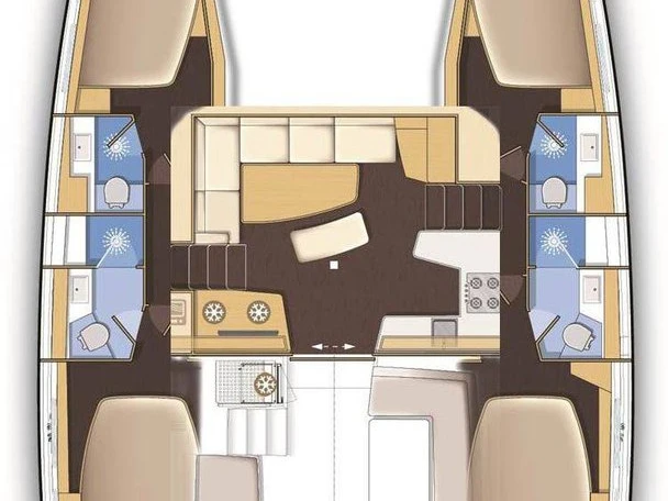 Vermietung Katamaran Lagoon mit Führerschein