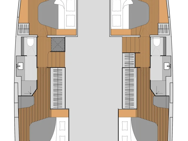 YachtCharter in La Rochelle - Fountaine Pajot Aura 51 auf SamBoat