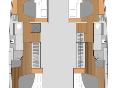 YachtCharter in La Rochelle - Fountaine Pajot Aura 51 auf SamBoat