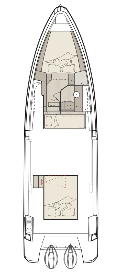 Motorboot mieten in Sukošan - Saxdor Saxdor 400 GTO