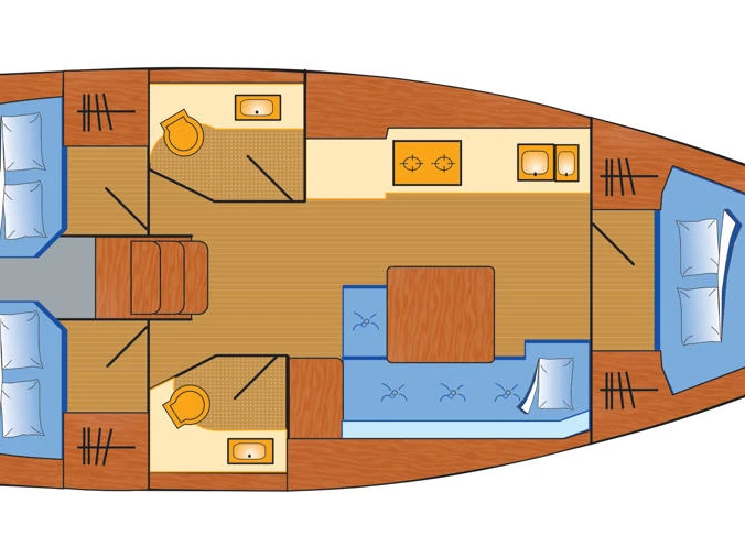 Vermietung Segelboot Dufour mit Führerschein