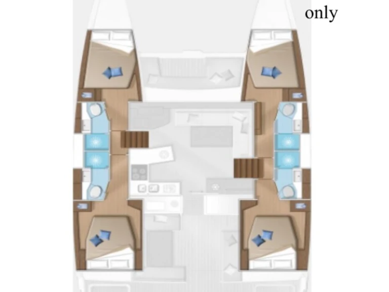 Boot mieten Furnari günstig Lagoon 46