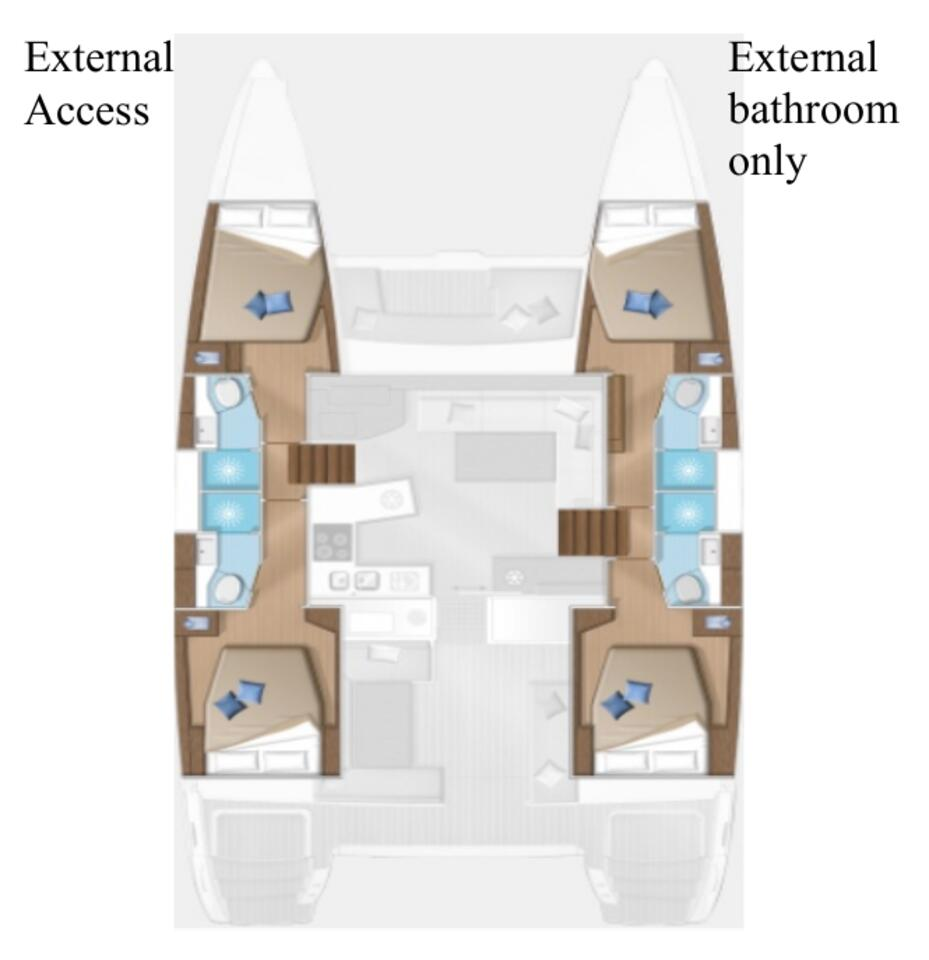 Boot mieten Furnari günstig Lagoon 46