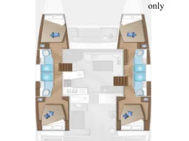 Boot mieten Furnari günstig Lagoon 46