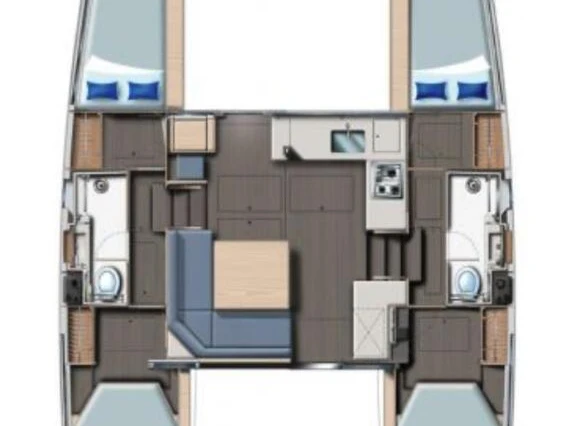 Katamaran mieten in Furnari - Leopard Catamarans / Robertson & Caine Leopard 40