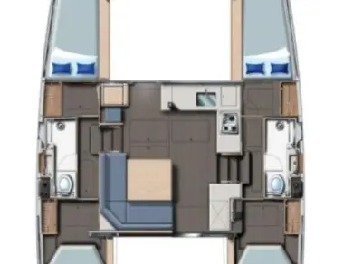 Bootsverleih Leopard Catamarans / Robertson & Caine Leopard 40 Furnari Samboat