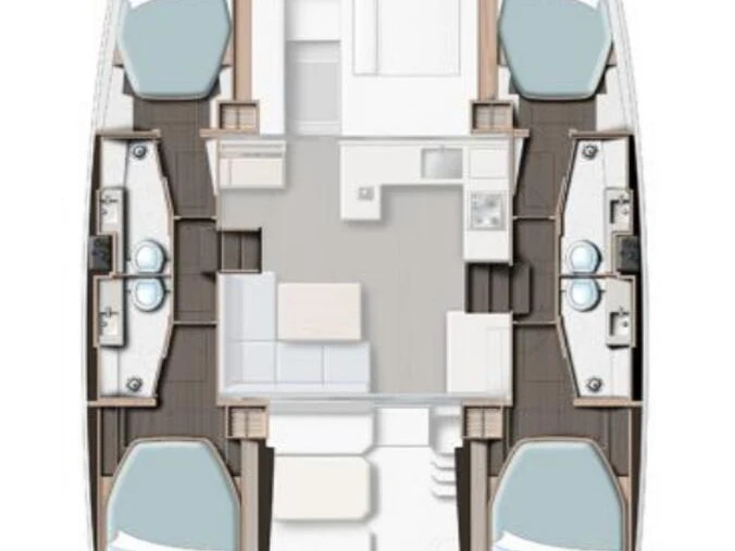 Vermietung Katamaran Leopard Catamarans / Robertson & Caine mit Führerschein