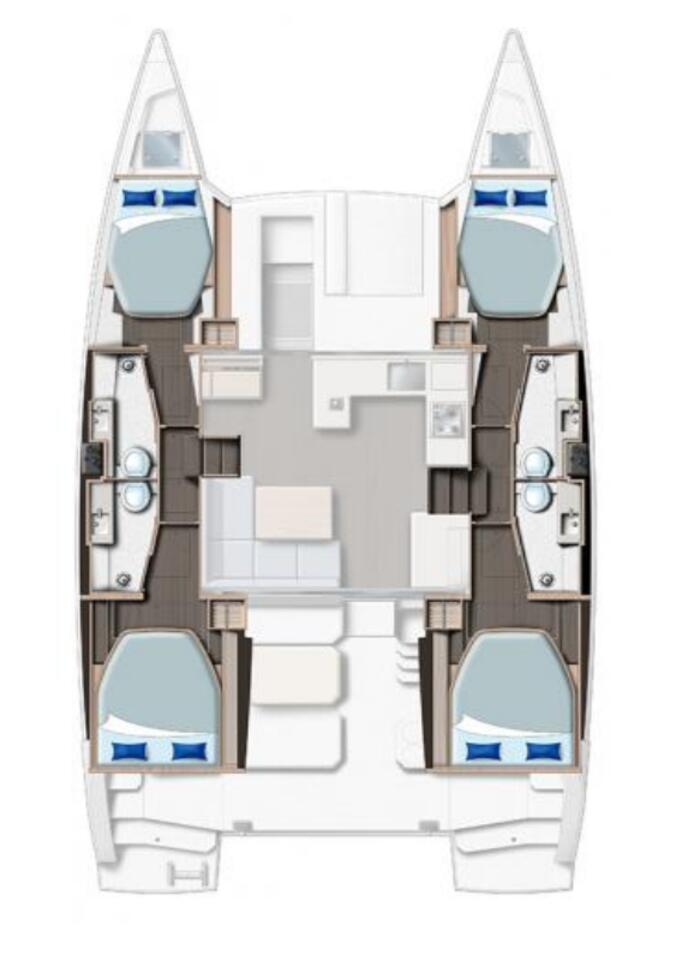 Vermietung Katamaran Leopard Catamarans / Robertson & Caine mit Führerschein